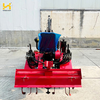 Mini-Traktor Garten-Kompakttraktor Multifunktionaler Obstgarten-Lader mit Lenkgetriebe