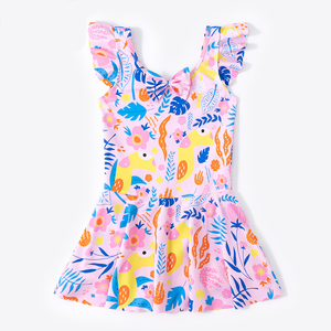 2025 Mới In Cô Gái Ngắn Tay Áo Nhanh Chóng Khô Chống Tia Cực Tím Áo Tắm Phim Hoạt Hình Mô Hình Cộng Với Kích Thước Trẻ Em Bãi Biển Tắm Phù Hợp Với - Product Image 6