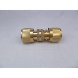 Raccord rapide pour l'eau de jardin tout en cuivre 1/2\" Filetage externe 4 points Filetage interne 4 points Accouplement rapide pour un montage facile - Product Image 2