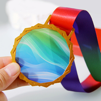 Nouveau design 2026 – Trophée en métal (or, argent, cuivre) et plaque de récompense en cristal pour activités de team building d'entreprise Marathon – Vente en gros