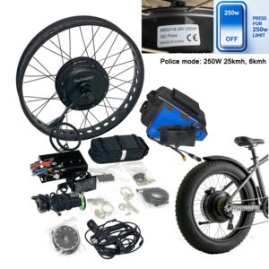 <span class=keywords><strong>Kit</strong></span> de <span class=keywords><strong>conversion</strong></span> pour vélo électrique à pneus larges 48V 52V 60V 72V, Moteur moyeu 1000W 2000W 3000W, Roue avant 20x4 26x4, Mise à niveau 5000W avec batterie - Product Image 1