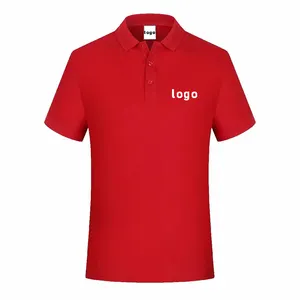 Camisetas personalizadas de fábrica con cuello de Polo bordado para hombre, polos casuales de alta calidad para hombre