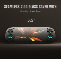 RP5 Console de jeu rétro portable Écran de 5.5 pouces Lecteur de jeu portable Poche rétro 5 mini machine d'arcade Android 13