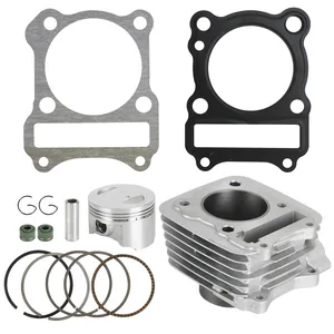 Kit Piston silinder 150cc 62mm 4 Tak, untuk Suzuki GN125 EN125 GS125 GZ125 TU125 DR Marauder untuk Kreidler Enduro