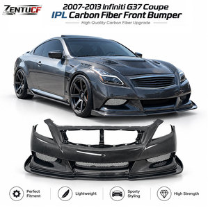Pare-chocs en fibre de carbone style IPL, pare-chocs avant en fibre de carbone avec becquet avant pour <span class=keywords><strong>Infiniti</strong></span> <span class=keywords><strong>G37</strong></span> Coupé 2007-2013 - Product Image 1