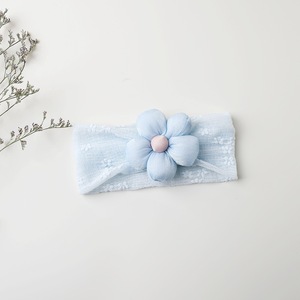 Nouveau Bandeau d'été en dentelle à fleurs pour nouveau-né, protection douce <span class=keywords><strong>de</strong></span> la fontanelle, accessoires capillaires <span class=keywords><strong>de</strong></span> princesse pour pièce climatisée - Product Image 6