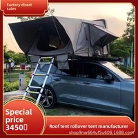 Tente de toit souple Zentopia DC-019 quatre saisons, automatique, imperméable, pour voiture, camion, camping, 4x4, tout-terrain, pliable, extérieur, 1-3 personnes