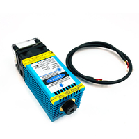 Kepala Modul Laser Biru 450mm yang Dapat Difokuskan 0.5w 2.5w 3.5w 5.5w 15w untuk Mesin Ukiran Laser Mini