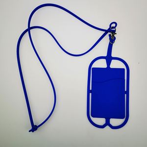 Dragonne universelle en silicone pour téléphone portable avec porte-cartes et dragonne de poignet - Product Image 5
