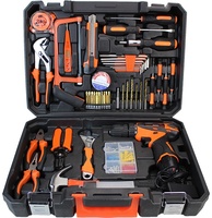 Ensemble d'outils à main électriques professionnels 5 pièces très vendu, boîte à outils combinée pour la maison