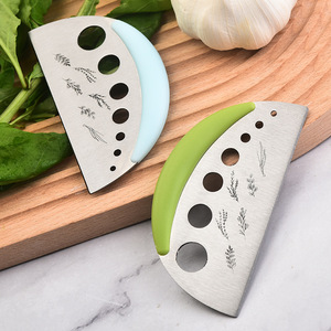 Stainless Steel Herb Cutter 7 Hole Manual Food Grade Multi Functional Vegetable Cutter For Kitchen Use - Product Image 4