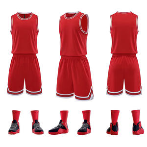 Mais Popular Escola Estudantes Team Basketball Jerseys 2 Piece Set Tank Top E Shorts Para Juventude Mens Jersey Basketball - Product Image 6