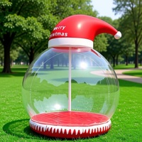 Tente bulle transparente gonflable personnalisée en PVC pour la famille, pour le camping en plein air