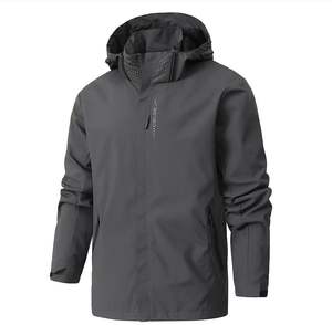 Chaqueta Softshell para Hombre, Forrada de Polar, Cortavientos, Ligera, Impermeable, con Capucha, para Senderismo - Product Image 6