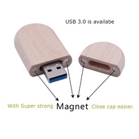 Clé USB en Bois en Vrac, Boîte de Clé Mémoire USB en Bois, Clé USB Promotionnelle 8Go 16Go 32Go 64Go 128Go