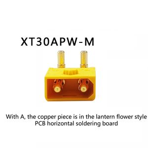 Conector Horizontal Macho XT30APW-M de 20A con Baño de Oro, Enchufe de Alta Corriente para Modelos de Aviones XT30UW-F, Conector Hembra para Soldar en PCB UPB - Product Image 2