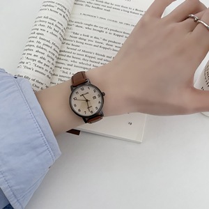 Reloj de Pulsera Casual y Elegante para Mujer, Estilo Romano, con Calendario, Correa de Cuero Económica, Caja Redonda de Aleación de 30 mm, Esfera de Cristal - Product Image 3