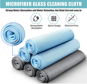 Panno per la Pulizia in <span class=keywords><strong>Microfibra</strong></span> Senza Pelucchi a Nido d'Ape, Panno per la Lucidatura in <span class=keywords><strong>Microfibra</strong></span> per Auto, Cucina e <span class=keywords><strong>Vetri</strong></span> - Product Image 2