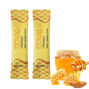 Kustom 100% alami lebah madu Supple produk daya herbal untuk pria Royal madu murni menyediakan energi untuk pria