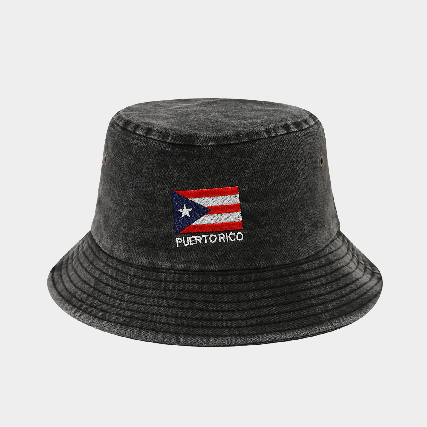 Puerto Rico flag black