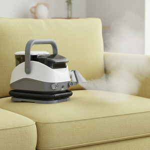<span class=keywords><strong>Aspirateur</strong></span> à main sans sac 1300W 13KPa chaud/froid/vapeur, réservoir en plastique de 1400ml, portable pour la maison, la <span class=keywords><strong>voiture</strong></span>, le nettoyage des tissus, humide/sec - Product Image 1