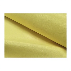 Tela de Aramida 100% Para-Aramida, Tejido de Peso Medio, Ignífugo, Color Amarillo Sólido, Estilo Liso, Material Kevlar de Fábrica - Product Image 1
