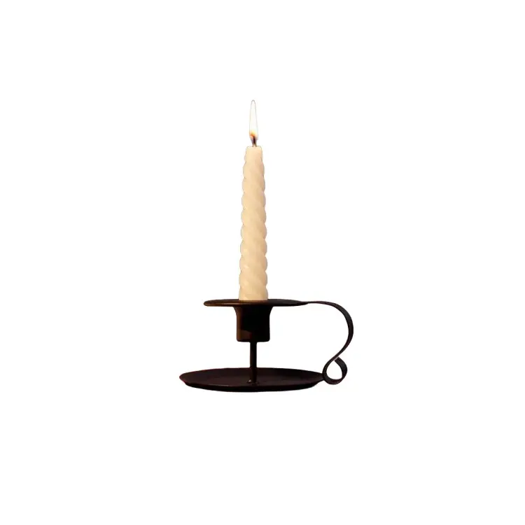 Candelabro Retro de Metal, soporte para candelabro, cena con velas, decoración de fiesta en casa