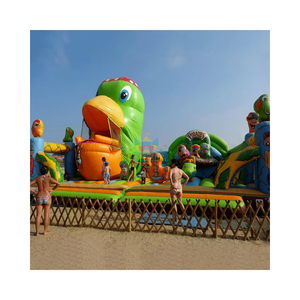 Château gonflable géant extérieur pour enfants, aire de jeux gonflable, parc d'attractions, parc de jeux gonflables - Product Image 1