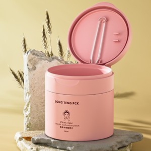 Tarro <span class=keywords><strong>de</strong></span> Crema <span class=keywords><strong>de</strong></span> Plástico <span class=keywords><strong>de</strong></span> 200ml con Cuchara, Botella Dispensadora <span class=keywords><strong>de</strong></span> Crema/Mascarilla, <span class=keywords><strong>Pinzas</strong></span> Ecológicas, Tarro Cosmético Esmerilado con Tapa Abatible <span class=keywords><strong>de</strong></span> Boca Ancha, Personalizable - Product Image 2