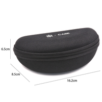 Étui rigide BestClean en EVA pour lunettes de sport, antichoc, portable, avec fermeture éclair, pour le cyclisme, le ski et les activités de plein air