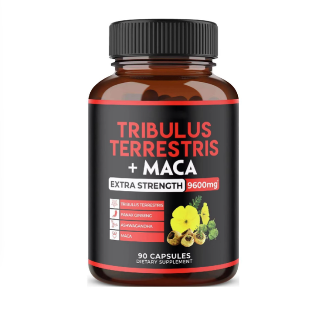 High Potency Tribulus Terrestris Maca Root Capsules Natural Booster Supplement