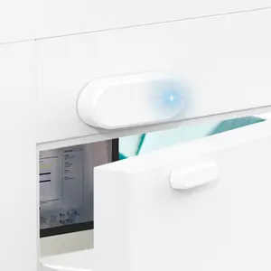Sensor Bluetooth IoT pintar jarak siaran 100M Sensor pintu Alarm jendela magnetik Ble nirkabel