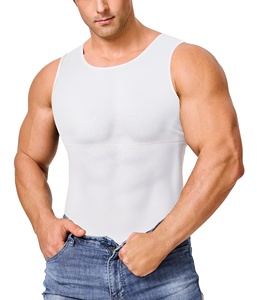 Ginecomastia camicia di compressione <span class=keywords><strong>uomo</strong></span> snellente <span class=keywords><strong>canottiera</strong></span> per <span class=keywords><strong>uomo</strong></span> Shapewear corpo Shaper compressione canotta - Product Image 1