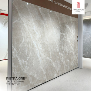 Dalle de marbre artificiel Pietra Grey 1200*2700 mm, résistante aux taches, en pierre frittée, pour projets hôteliers (vente en gros) - Product Image 2