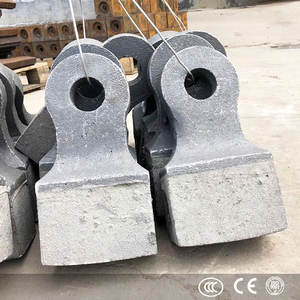 Martillos de Acero con Alto Contenido de Manganeso para Molino de Martillos, Trituradora de Oro, Aleación Resistente al Desgaste, Tipo de Procesamiento Fundido - Product Image 2