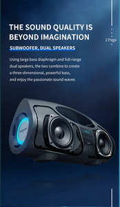 Innovador altavoz móvil KTV inalámbrico P1-5 de 40W con batería de 8000mAh para fiestas y ocio en la playa - Product Image 3