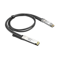 Kabel Twinax 400G QSFP112 DAC 2-Konduktor Tembaga Pasif Direct-Attach