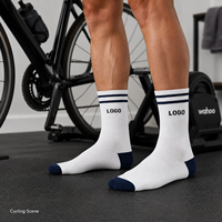 Chaussettes de cyclisme de haute qualité pour équipes, respirantes, avec soutien de la voûte plantaire et coussinets, idéales pour l'entraînement