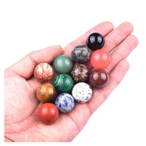 Bola de cristal natural de 20mm, amatista curativa, citrino de cuarzo rosa para rejillas y decoración de Feng Shui - Product Image 5