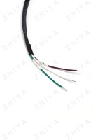 Câble d'alimentation médical haute intensité personnalisé avec connecteur D-Sub 3W3 certifié IEC60601 ISO10993