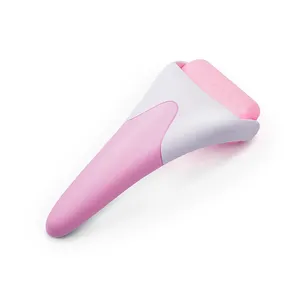 High Quality Beauty Care Silicone Ice Roller Face Massager skin derma massage pink ice roller for face and eye relax