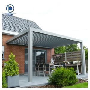 Pergola Autoportante da Giardino con Telaio in Lega di Alluminio Massiccio, Produzione Prima Custom - Product Image 5