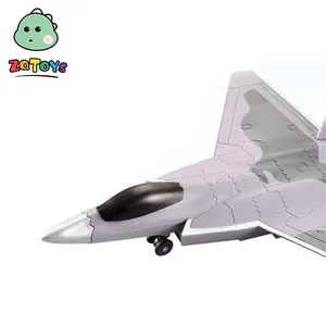 Zhiqu Toys children's remote control aircraft peace fighter lights music land run aviation model manufacturers