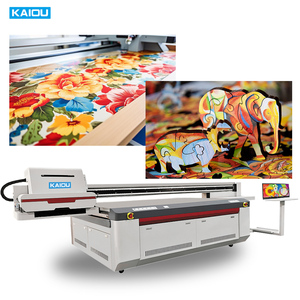 Impresora de cama plana UV de gran formato duradera Impresión de cabezal de impresión Ricoh de alta precisión en madera MDF, vidrio, corrugado y señalización - Product Image 4