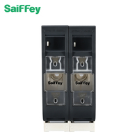 Disjoncteur à fusible NH NT 2P, porte-fusible basse tension, isolateur de distribution d'énergie industrielle en matériau PC AC 50/60Hz