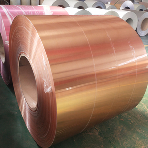 Color Coated Brushed <b>Aluminium</b> Coil Roll 0.5mm Low Price <b>Sheet</b> Metal For Furniture - Product Image 1