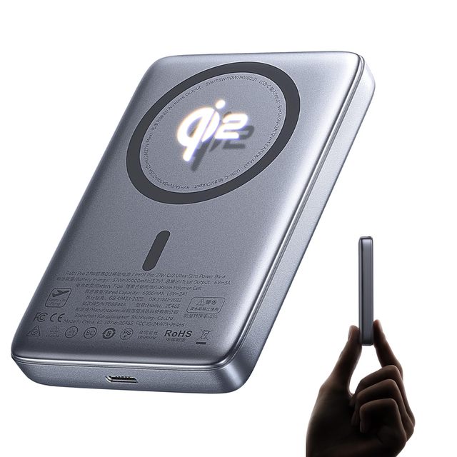 LISEN 2026 Trending Fast Charging 10000mAh Power Bank 22.5W USB C Output and 15W Qi2 Magnetic Wireless for iPhone 17 16 Pro Max