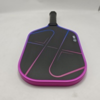Raquette de pickleball Pro 4 en carbone de haute qualité, approuvée par l'USAPA, édition Inferno, matériau MPP, noyau en nid d'abeille, pour l'entraînement
