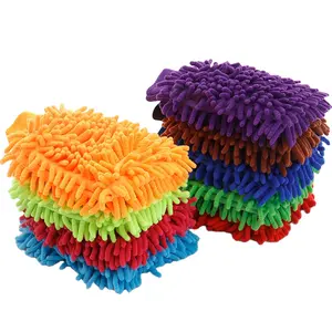 Nieuwe Stijl Auto Micro Fiber Chenille Microfiber Handschoenen Schoonmaken Afstoffen Handschoen Auto Microfiber Chenille Wassen Handschoen