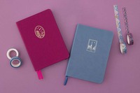 Nouvel arrivage de Carnet de notes personnalisé avec impression et couverture rigide en lin Agenda 2026